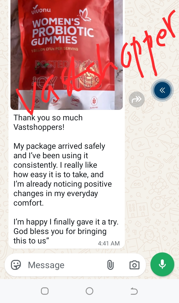 Customer WhatsApp testimonial screenshot 2